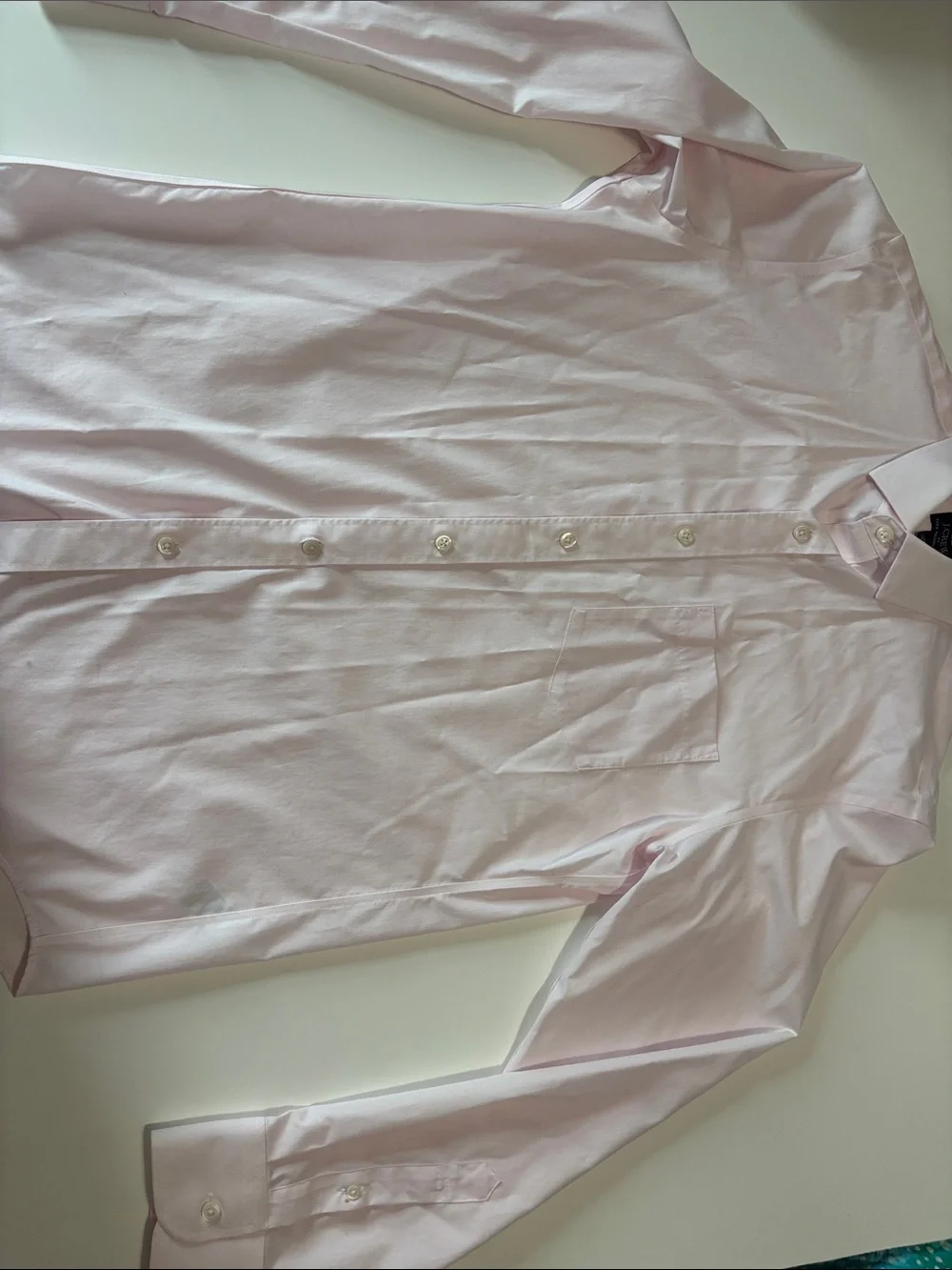 J. Crew Slim Light Pink Dress Shirt